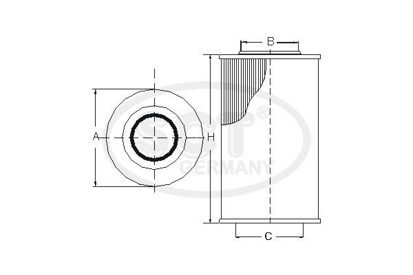 SCT GERMANY kuro filtras SC 7043 P